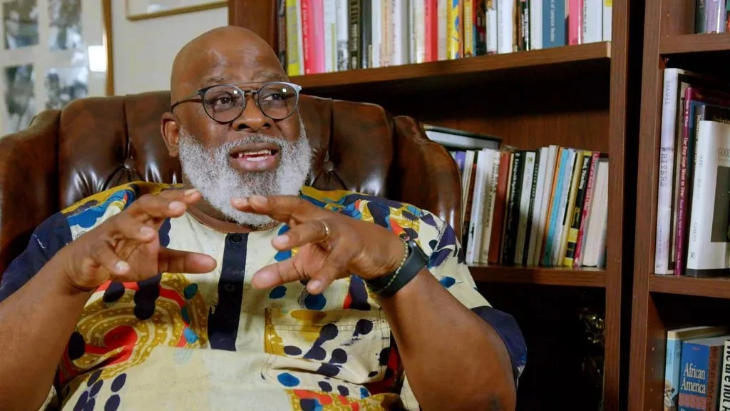 Akinyele Umoja, interviewed in Never Again.